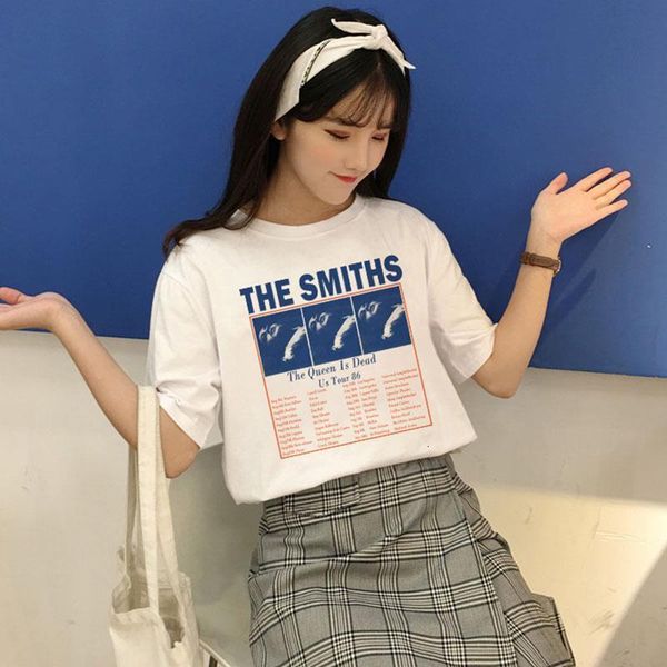 the smiths the queen is dead us tour 86 t shirt summer casual fashion fun new t-shirt harajuku women's short sleeve tees, White
the smiths the queen is dead us tour 86 t shirt summer casual fashion fun new t-shirt harajuku women's short sleeve tees, White