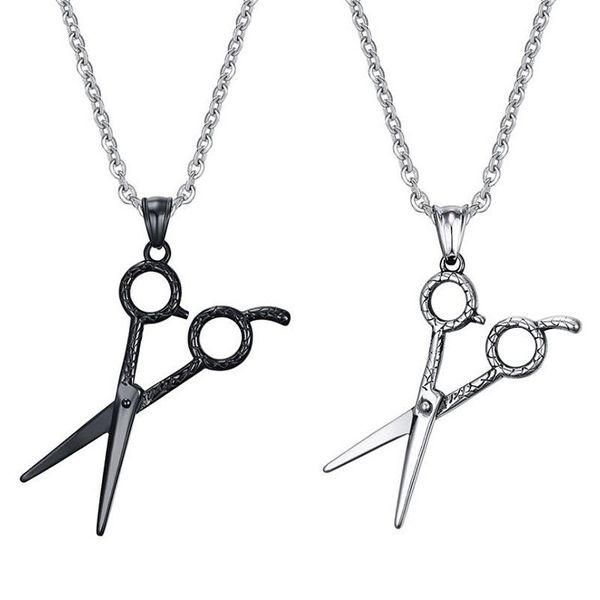 cool mens scissors stylist necklace jewelry stainless steel barber tools shaped pendant male jewelry chain, Silver
cool mens scissors stylist necklace jewelry stainless steel barber tools shaped pendant male jewelry chain, Silver
