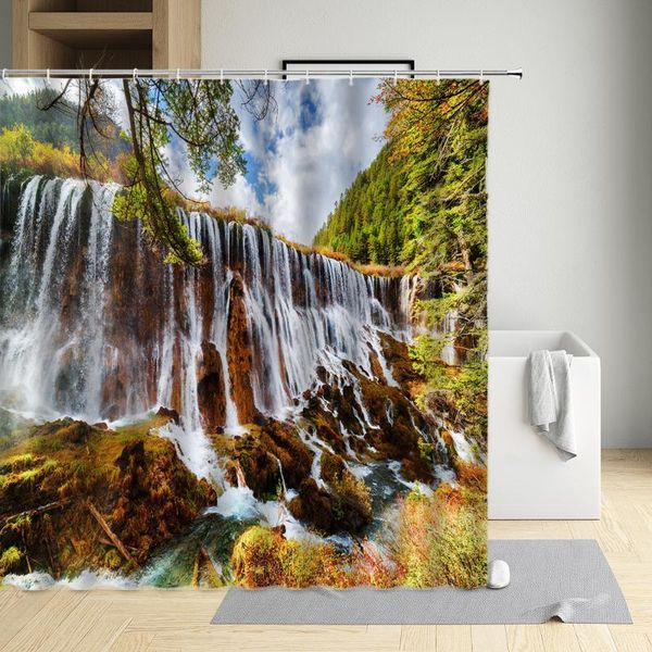 shower curtains natural scenery waterfall curtain forest autumn bridge river waterproof washable cloth bathroom bathtub decor bath screen
shower curtains natural scenery waterfall curtain forest autumn bridge river waterproof washable cloth bathroom bathtub decor bath screen