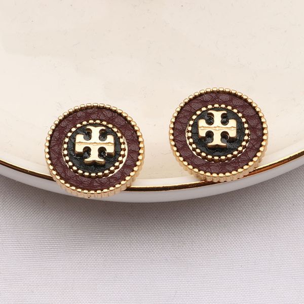 tangjia button round leather micro label round earrings personalized earrings for women, Golden
tangjia button round leather micro label round earrings personalized earrings for women, Golden