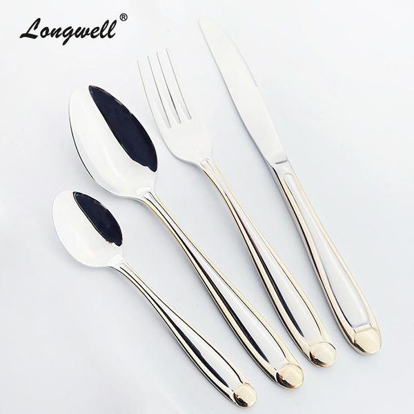 dinnerware sets cutlery set gold plated and silver stainless steel mirror polish golden dinner spoon fork knife tea on sale
dinnerware sets cutlery set gold plated and silver stainless steel mirror polish golden dinner spoon fork knife tea on sale