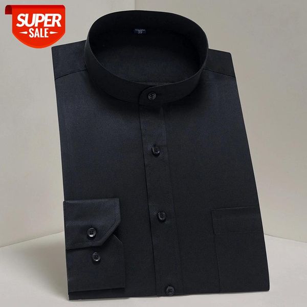 new classic mandarin collar long sleeved slim fit soft quality non-iron easy care mens dress shirts for work /party/meeting #ew2v, White;black
new classic mandarin collar long sleeved slim fit soft quality non-iron easy care mens dress shirts for work /party/meeting #ew2v, White;black