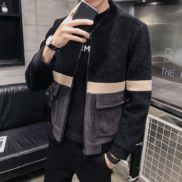 2021 autumn winter new fashion casual man oversize woollen coat korean streetwear male jackets clothing c34f, Black;brown
2021 autumn winter new fashion casual man oversize woollen coat korean streetwear male jackets clothing c34f, Black;brown