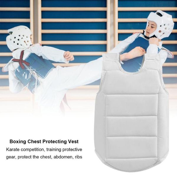back support boxing chest protecting vest suit lightweight karate armor equipment muay thai fight training uniform kids, Black;blue
back support boxing chest protecting vest suit lightweight karate armor equipment muay thai fight training uniform kids, Black;blue