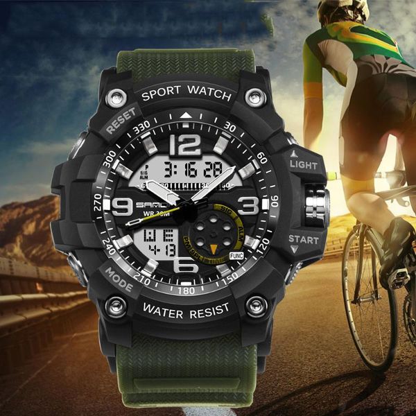 wristwatches european fashion watch men waterproof sports watches leather cool led dual display digital electronic wristwatch, Slivery;brown
wristwatches european fashion watch men waterproof sports watches leather cool led dual display digital electronic wristwatch, Slivery;brown
