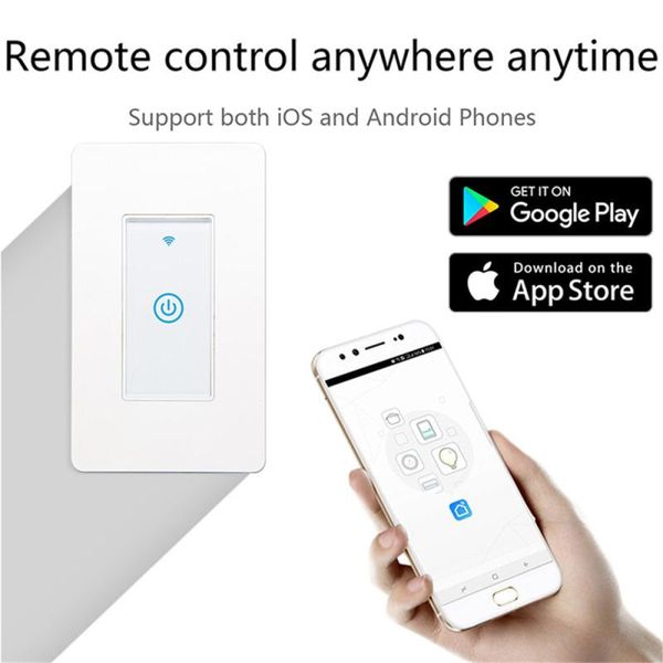 smart home control tuya wifi 100-240v light switch 1gang remote voice intelligent applies to google alexa
smart home control tuya wifi 100-240v light switch 1gang remote voice intelligent applies to google alexa