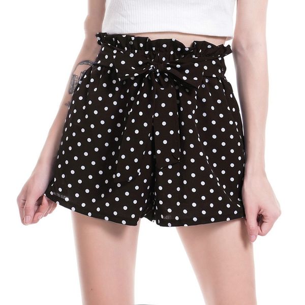 spring summer high waist lace up shorts casual polkadot beach ladies bandage streetwear ruffle bow women's 210603, White;black
spring summer high waist lace up shorts casual polkadot beach ladies bandage streetwear ruffle bow women's 210603, White;black