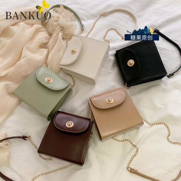 shoulder bags bankuo women's 2021 solid color pu leather hasp crossbody bag fashion chain all-match simple z224
shoulder bags bankuo women's 2021 solid color pu leather hasp crossbody bag fashion chain all-match simple z224