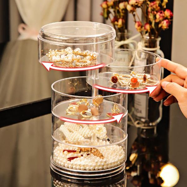 3/4/5layers 360-degree rotating transparent makeup organizer box brush holder jewelry organizer jewelry makeup cosmetic storage
3/4/5layers 360-degree rotating transparent makeup organizer box brush holder jewelry organizer jewelry makeup cosmetic storage