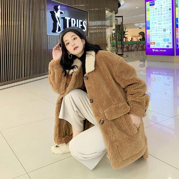 women's jackets fur sheep shearing coat cashmere cardigan short jacket one brown lamb wool fashion versatile, Black;brown
women's jackets fur sheep shearing coat cashmere cardigan short jacket one brown lamb wool fashion versatile, Black;brown
