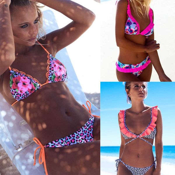 swimwear ruffle bikini set 2021 summer padded printed floral push up swimsuit for women bandeau female leopard bathing suit biquini, White;black
swimwear ruffle bikini set 2021 summer padded printed floral push up swimsuit for women bandeau female leopard bathing suit biquini, White;black