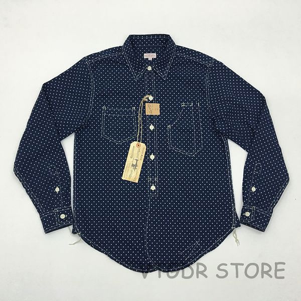 bob dong 1920s vintage wabash indigo work shirt autumn standard star long casual pocket workshirt q5kc, White
bob dong 1920s vintage wabash indigo work shirt autumn standard star long casual pocket workshirt q5kc, White