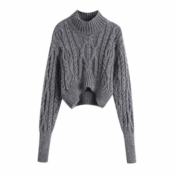 women's sweaters women vintage gray turtleneck twist knitting sweater female long sleeve chic crop pullovers, White;black
women's sweaters women vintage gray turtleneck twist knitting sweater female long sleeve chic crop pullovers, White;black