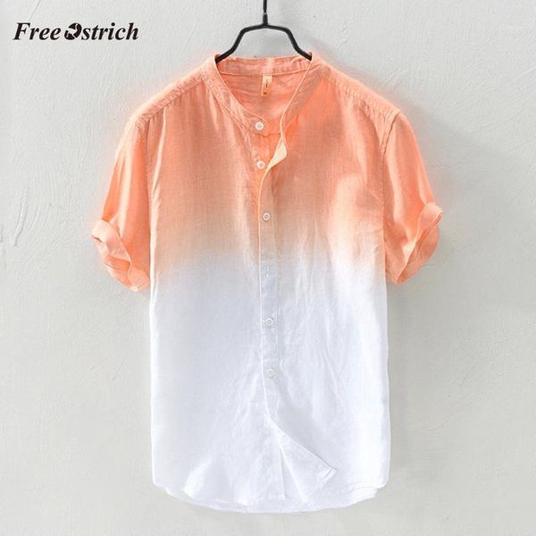 ostrich summer fashion men's turn-down collar shirt cool and thin breathable collar hanging dyed gradient cotton shirt1, White;black
ostrich summer fashion men's turn-down collar shirt cool and thin breathable collar hanging dyed gradient cotton shirt1, White;black