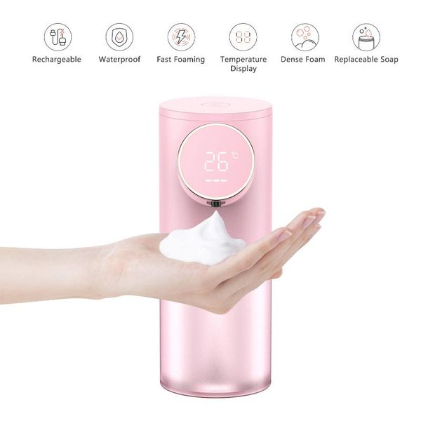 liquid soap dispenser auto infrared foam touchless 320ml capacity temperature display dense hands washing machine
liquid soap dispenser auto infrared foam touchless 320ml capacity temperature display dense hands washing machine