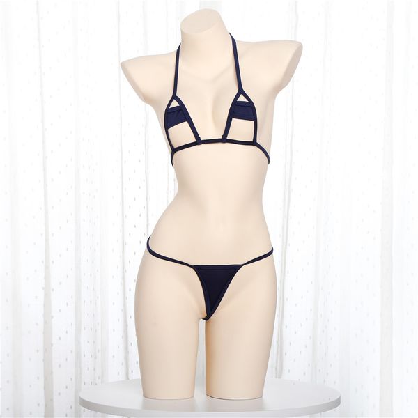 micro bikini 2019 simple hanging neck hollow lotion thong beach sun bath swimwear women swimsuit biquini bikinis monokini, Black
micro bikini 2019 simple hanging neck hollow lotion thong beach sun bath swimwear women swimsuit biquini bikinis monokini, Black