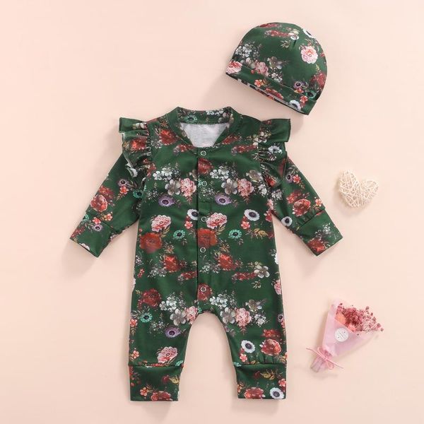 jumpsuits 0-12m born baby girls boys romper hats 2pcs flowers printed ruffles long sleeve single breasted, Blue
jumpsuits 0-12m born baby girls boys romper hats 2pcs flowers printed ruffles long sleeve single breasted, Blue