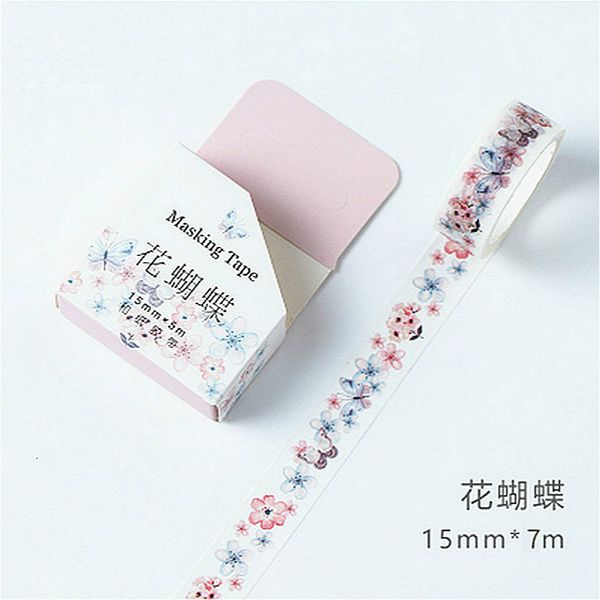 3Pieces/Lot 1pcs Flower Butterfly Original Hand Account Album Decorative Water Color Washi Tape Office Adhesive Tape Stationery Sticker 2016
3Pieces/Lot 1pcs Flower Butterfly Original Hand Account Album Decorative Water Color Washi Tape Office Adhesive Tape Stationery Sticker 2016