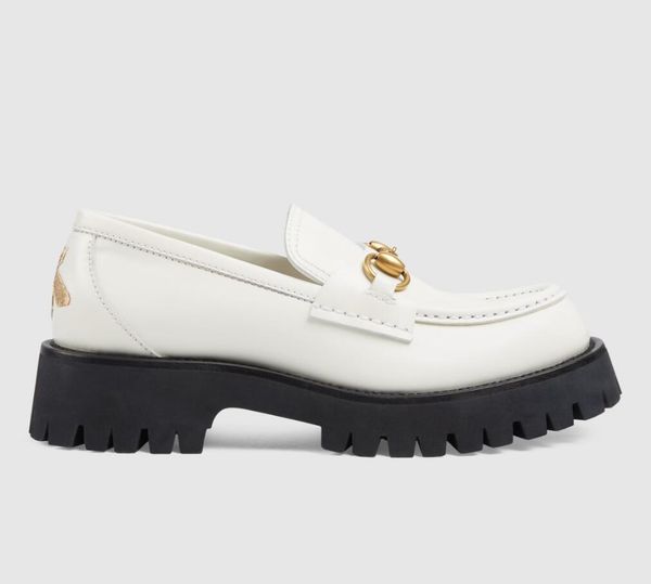 luxury women lug sole horsebit loafer shoes gold-toned embroidery bee slip on platfrom sneakers lady leather white black comfort walking
luxury women lug sole horsebit loafer shoes gold-toned embroidery bee slip on platfrom sneakers lady leather white black comfort walking