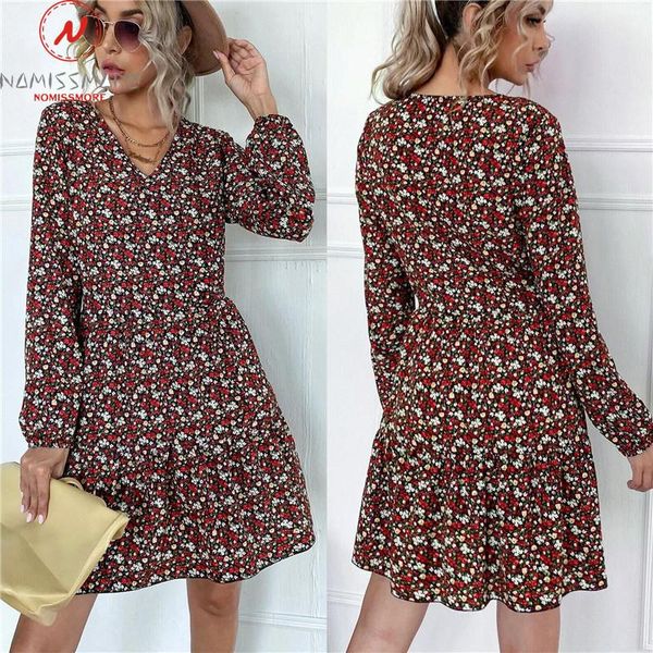 casual dresses fashion women a-line dress for spring autumn v-neck long sleeve mid waist print slim pullovers mini, Black;gray
casual dresses fashion women a-line dress for spring autumn v-neck long sleeve mid waist print slim pullovers mini, Black;gray