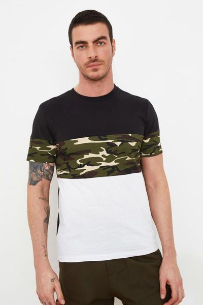 men's t-shirts trendyol male slim fit panelled bike collar short sleeve t-shirt tmnss21ts1082, White;black
men's t-shirts trendyol male slim fit panelled bike collar short sleeve t-shirt tmnss21ts1082, White;black