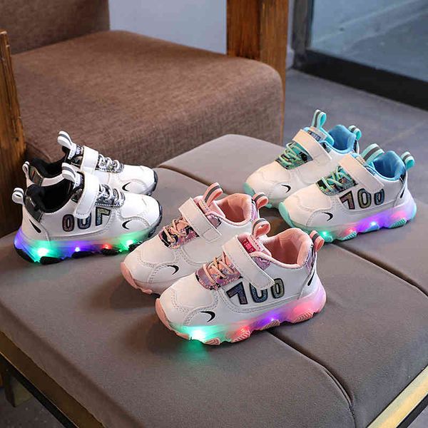 baby shoes spring and autumn children's light up boys' leather sneakers soft bottom breathable girls' shoelace light-emitting, Black
baby shoes spring and autumn children's light up boys' leather sneakers soft bottom breathable girls' shoelace light-emitting, Black