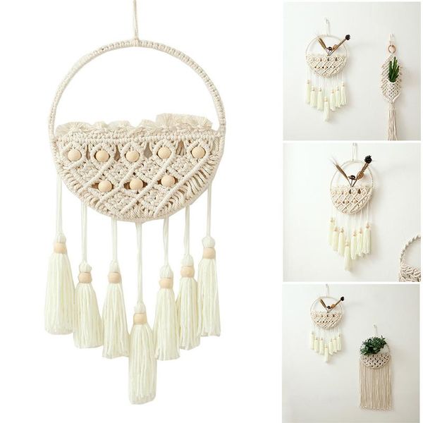 decorative objects & figurines 1pcs boho dried flower net bag handmade woven tapestry creative wall art hanging decoration for home living r
decorative objects & figurines 1pcs boho dried flower net bag handmade woven tapestry creative wall art hanging decoration for home living r