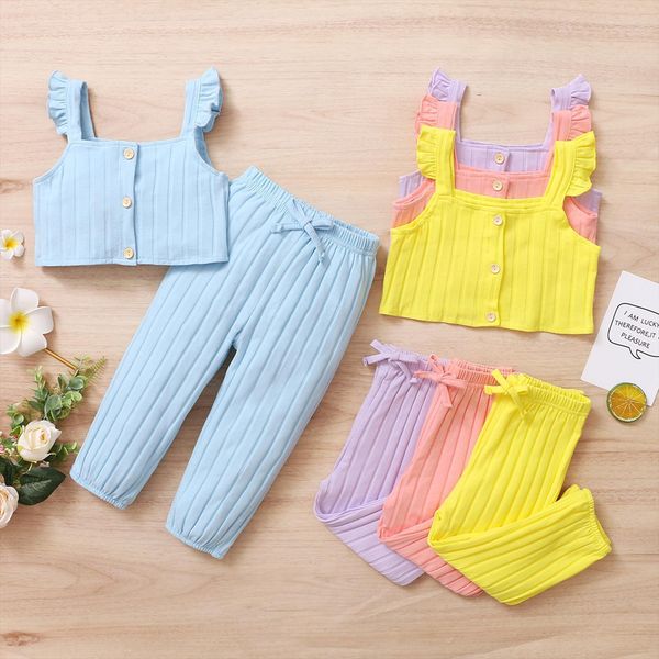 children trousers toddler baby girls clothes sleeveless solid vest pants sports outfits kids sets summer, White
children trousers toddler baby girls clothes sleeveless solid vest pants sports outfits kids sets summer, White