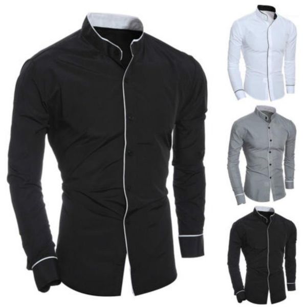 men's dress shirts auutmn luxury stylish casual v neck fashion shirt solid slim fit long sleeve formal 2021, White;black
men's dress shirts auutmn luxury stylish casual v neck fashion shirt solid slim fit long sleeve formal 2021, White;black