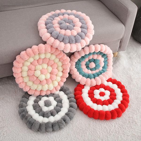 fur mesh round plush cushion colorful stuffed plush seat pad pp cotton cushion hair ball pillows
fur mesh round plush cushion colorful stuffed plush seat pad pp cotton cushion hair ball pillows