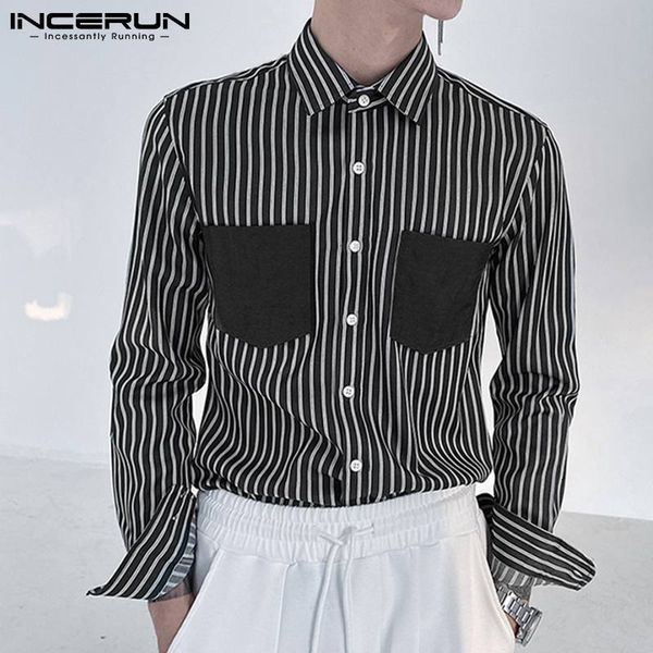 new incerun striped patchwork shirt lapel long sleeve streetwear fashion brand shirts men pockets 2021 casual camisas plus size 8bbx, White
new incerun striped patchwork shirt lapel long sleeve streetwear fashion brand shirts men pockets 2021 casual camisas plus size 8bbx, White