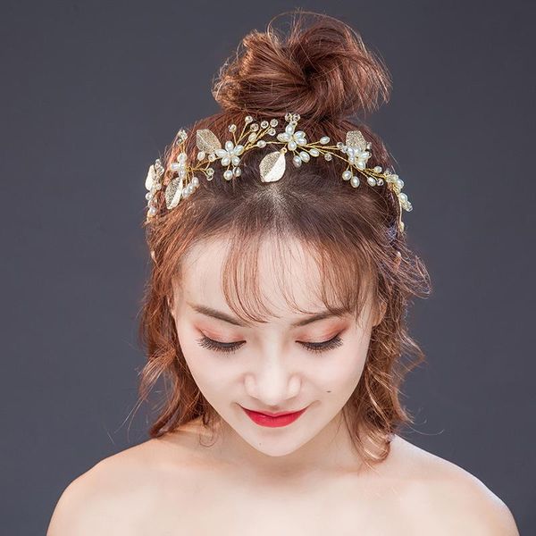 hair clips & barrettes hairband bridal jewelry bride handmade pearl headdress golden leaf wedding dress accessories for women, Golden;silver
hair clips & barrettes hairband bridal jewelry bride handmade pearl headdress golden leaf wedding dress accessories for women, Golden;silver