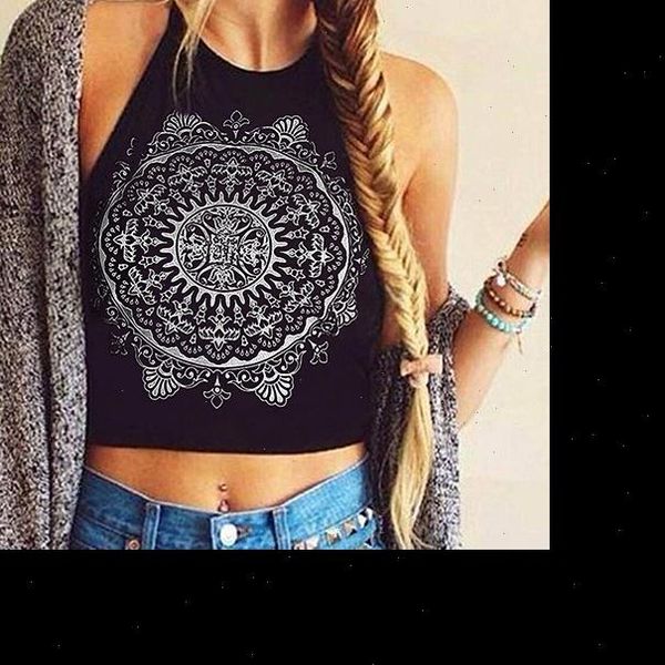 womens summer cool fashion mandala print halter neck round neck vest crop drop shipping good quality, White
womens summer cool fashion mandala print halter neck round neck vest crop drop shipping good quality, White