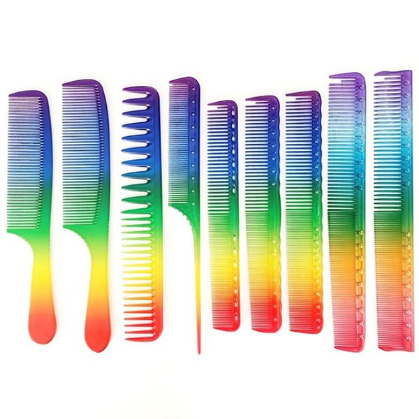 hair brushes 11style double head entangled heat resistant temperature straight comb anti-static rainbow pro salon styling tool, Silver
hair brushes 11style double head entangled heat resistant temperature straight comb anti-static rainbow pro salon styling tool, Silver