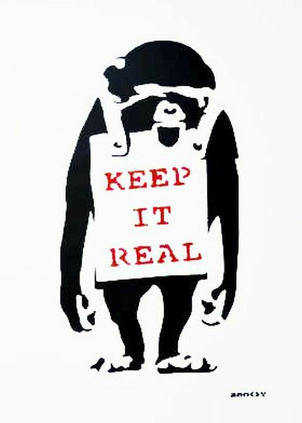 banksy keep it real home decor handpainted &hd print oil painting on canvas wall art canvas picture 210302
banksy keep it real home decor handpainted &hd print oil painting on canvas wall art canvas picture 210302