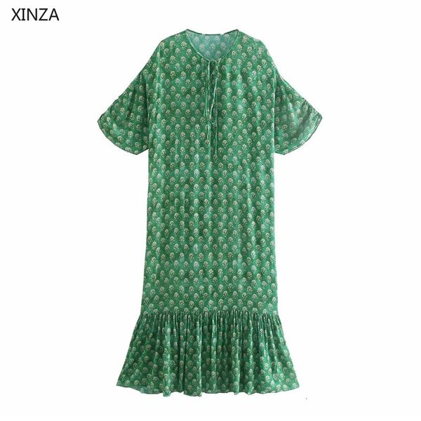 casual dresses women retro floral print long summer short puff sleeve o neck ruched party woman ruffle hem green m2h9, Black;gray
casual dresses women retro floral print long summer short puff sleeve o neck ruched party woman ruffle hem green m2h9, Black;gray