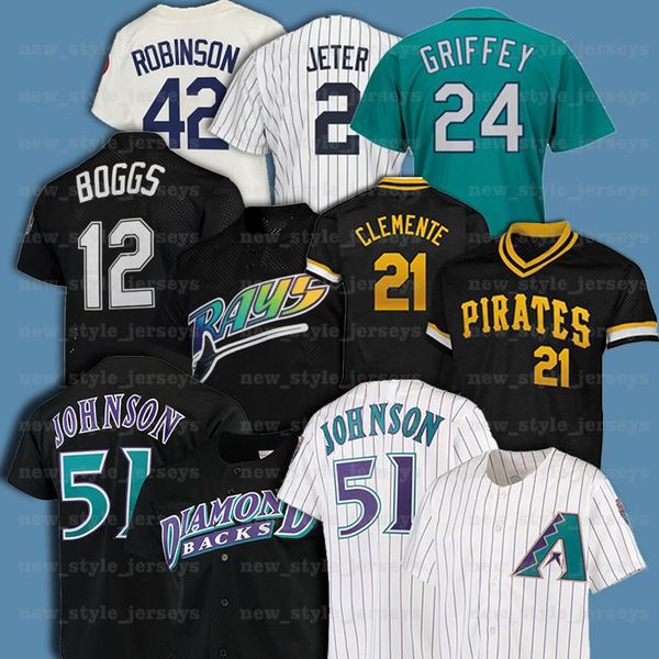 21 roberto clemente 51 randy johnson 42 jackie robinson 12 wade boggs retro men mitchell & ness baseball jersey z5, Blue;black
21 roberto clemente 51 randy johnson 42 jackie robinson 12 wade boggs retro men mitchell & ness baseball jersey z5, Blue;black