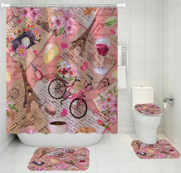 shower curtains 3d eiffel tower in the bathroom waterproof bath curtain with hook sets flannel mat rugs carpet home decor
shower curtains 3d eiffel tower in the bathroom waterproof bath curtain with hook sets flannel mat rugs carpet home decor