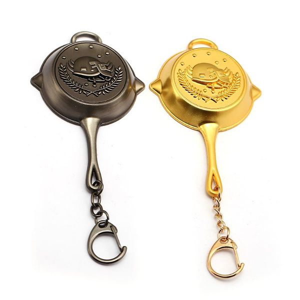 keychains game battleground keychain fry pan pendants olive hemelt pattern round keyring hold metal accessory 9.5cm, Silver
keychains game battleground keychain fry pan pendants olive hemelt pattern round keyring hold metal accessory 9.5cm, Silver