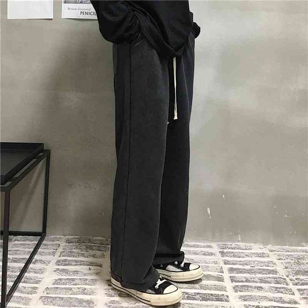 1South Korean version Harajuku versatile straight with loose drop wide leg casual pants for men and women, Black
1South Korean version Harajuku versatile straight with loose drop wide leg casual pants for men and women, Black