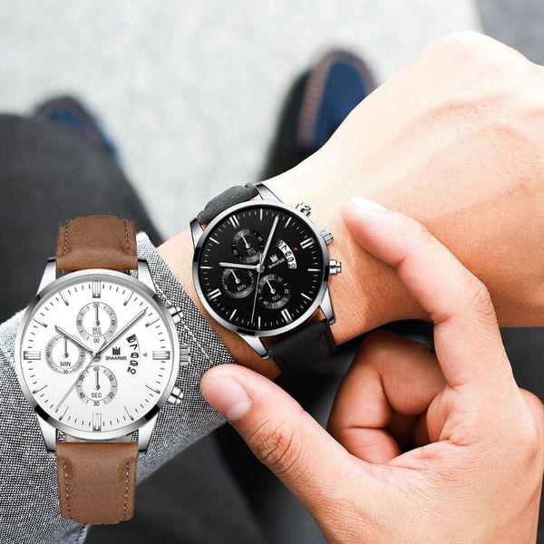 wristwatches men's watches luxury watch fashion business quartz leather automatic calendar clock gift brand men wristwatch, Slivery;brown
wristwatches men's watches luxury watch fashion business quartz leather automatic calendar clock gift brand men wristwatch, Slivery;brown