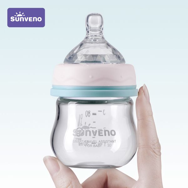 sunveno baby bottle newborn baby milk bottle nursing bottle anti-choke design - glass ,bpa 80ml, 2.5 oz,0-3 months 210226
sunveno baby bottle newborn baby milk bottle nursing bottle anti-choke design - glass ,bpa 80ml, 2.5 oz,0-3 months 210226