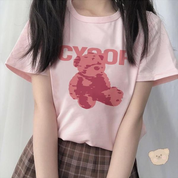 summer cute bear cartoon men pink and women sweet e girls japan streetwear harajuku fun kawaii casual ulzzang vintage, White;black
summer cute bear cartoon men pink and women sweet e girls japan streetwear harajuku fun kawaii casual ulzzang vintage, White;black