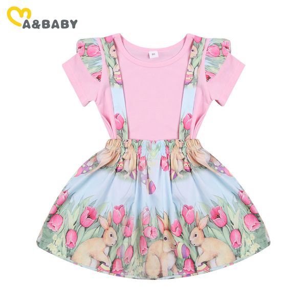 ma&baby 1-4y easter toddler kid baby girls clothes set pink color t shirt flower bunny skirts overalls outfits 210225, White
ma&baby 1-4y easter toddler kid baby girls clothes set pink color t shirt flower bunny skirts overalls outfits 210225, White