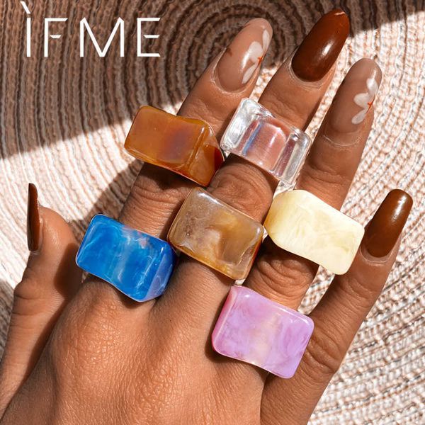 ring if me 6pcs/set simple thick colorful transparant acrylic resin pattern geometric irregular rings for women vintage jewelry new, Golden;silver
ring if me 6pcs/set simple thick colorful transparant acrylic resin pattern geometric irregular rings for women vintage jewelry new, Golden;silver