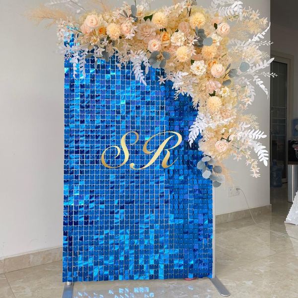 party decoration 1x1ft each panel clip type shimmer wall glitter shiny royal blue for home
party decoration 1x1ft each panel clip type shimmer wall glitter shiny royal blue for home