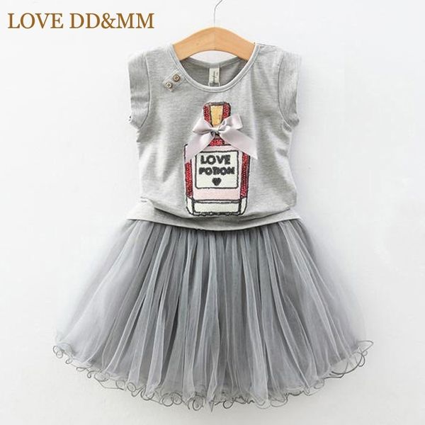 love dd&mm girls clothing sets kids sequin bow elegant perfume bottles t-shirts + yarn skirt suits children clothes 210715, White
love dd&mm girls clothing sets kids sequin bow elegant perfume bottles t-shirts + yarn skirt suits children clothes 210715, White