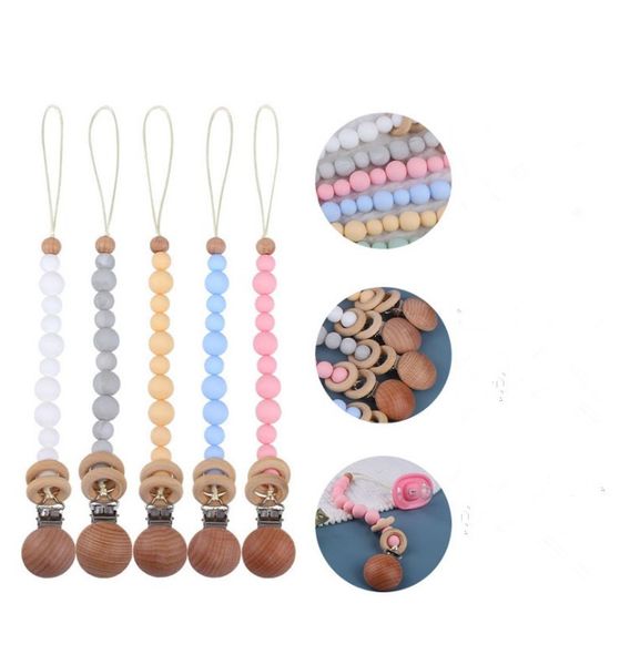 baby clip chain holder wood silicon beaded pacifier soother clip nipple teether dummy strap
baby clip chain holder wood silicon beaded pacifier soother clip nipple teether dummy strap