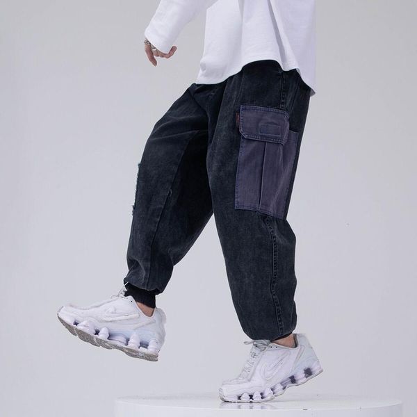 patch 2021 new stitching patchwork casual mens oversized streetwear hip hop harem pants harajuku elastic joggers men trousers z34j, Black
patch 2021 new stitching patchwork casual mens oversized streetwear hip hop harem pants harajuku elastic joggers men trousers z34j, Black
