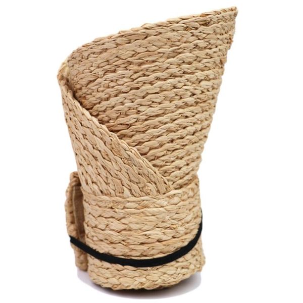 wide brim hats women woven straw open sun hat foldable roll-up beach baseball, Blue;gray
wide brim hats women woven straw open sun hat foldable roll-up beach baseball, Blue;gray
